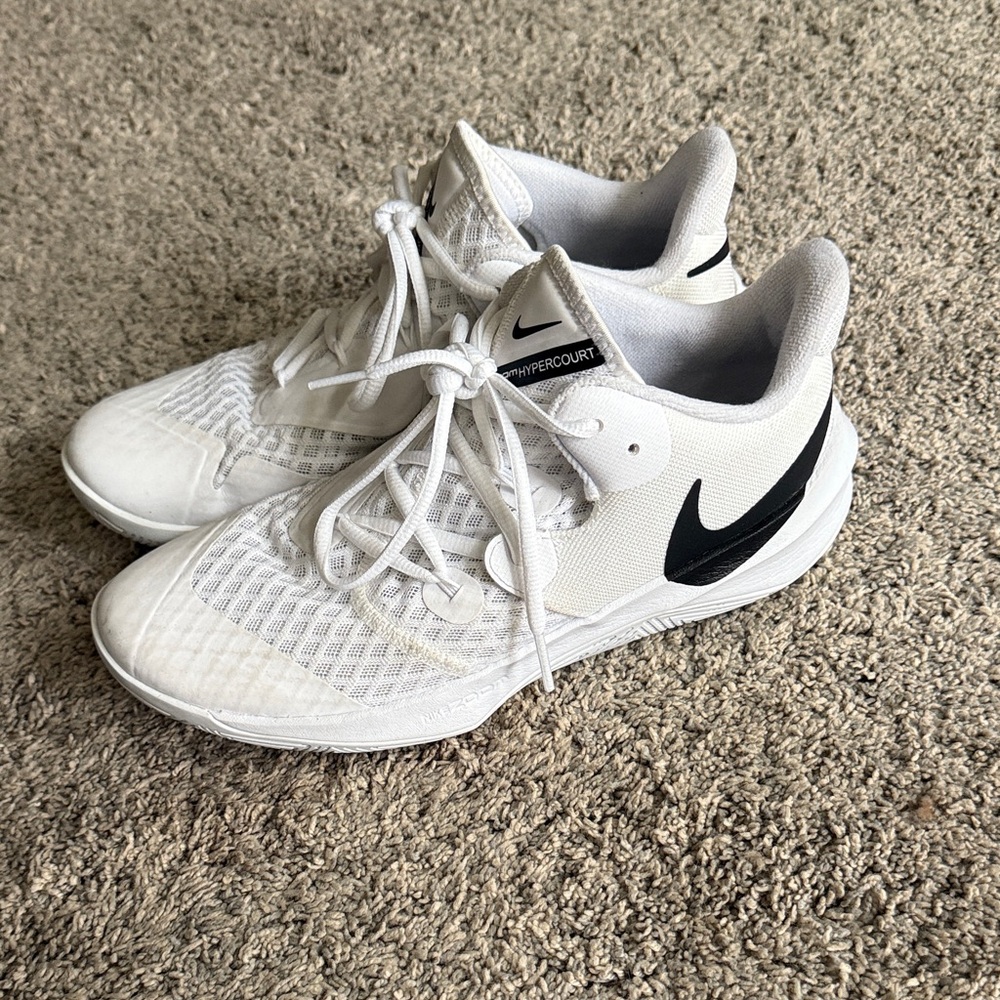 Nike White and Black Athletic Shoes